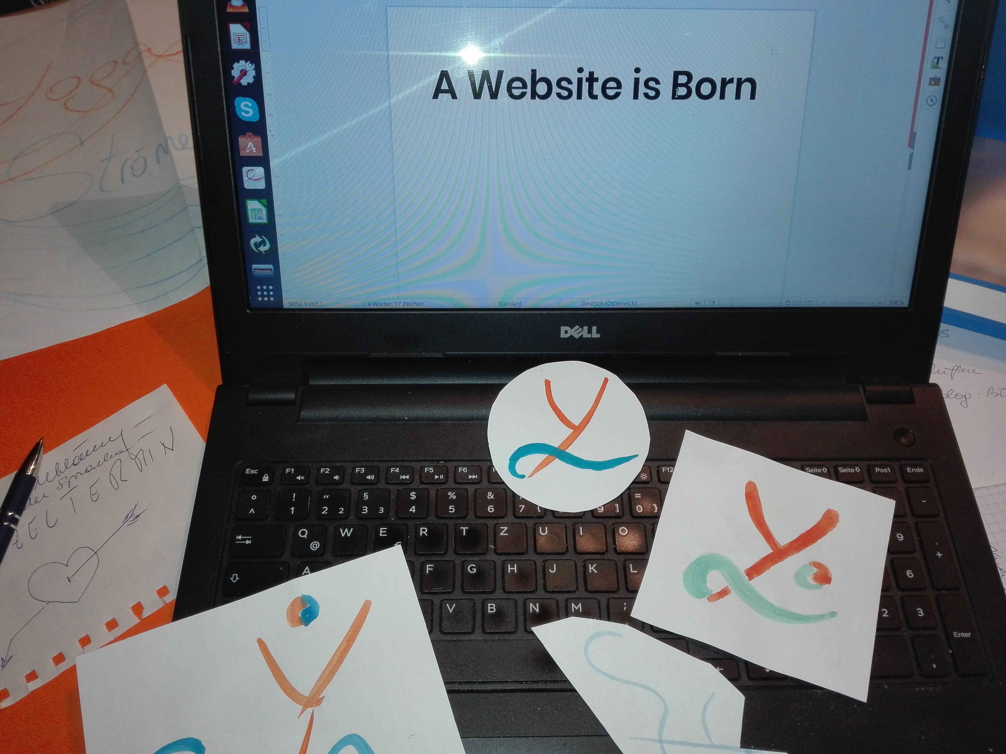 A WEBSITE IS BORN